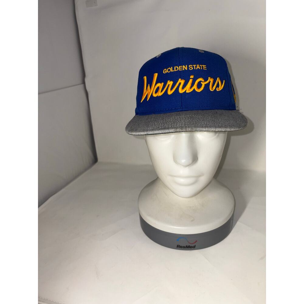 Golden State Warriors Mitchell and Ness, new blue and gray cap